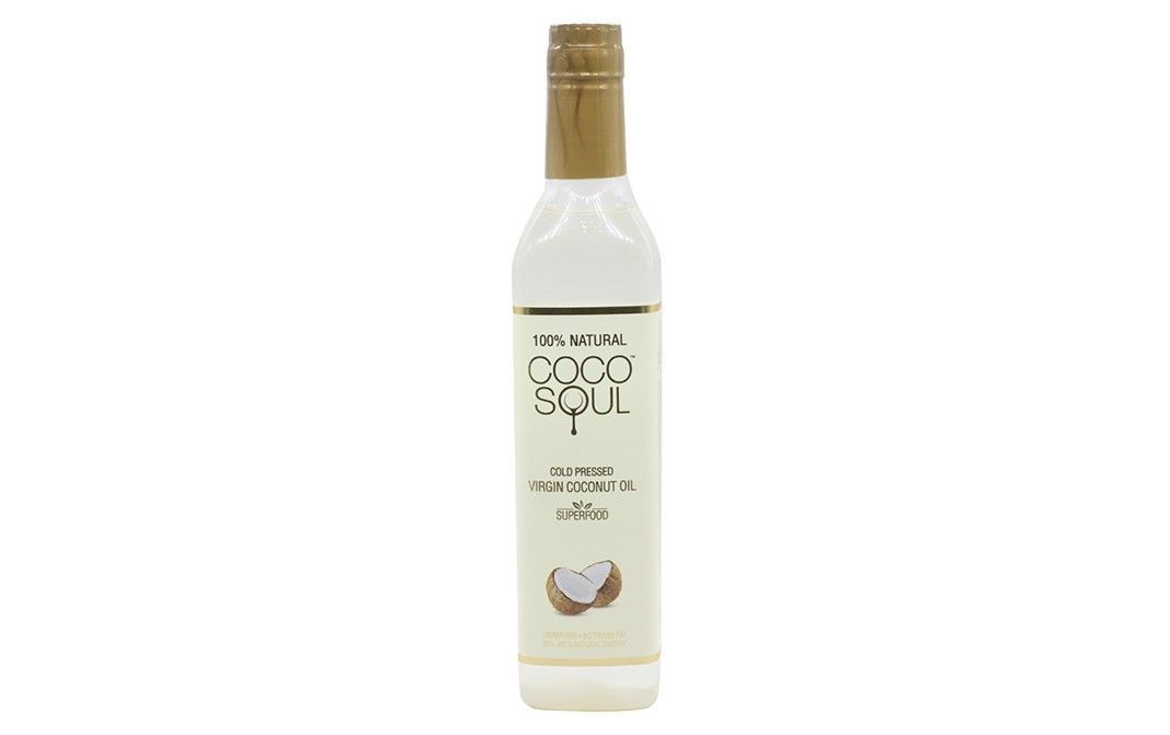 Coco Soul 100% Natural Cold Pressed Virgin Coconut Oil    Plastic Bottle  500 millilitre